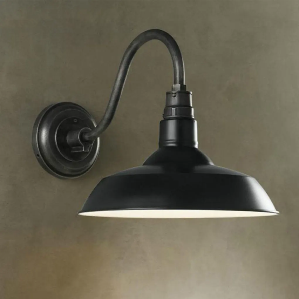 

Simple And Vintage Wall Mounted Lamp For Cozy Atmosphere Decorative Industrial Wall Lamp Waterproof black