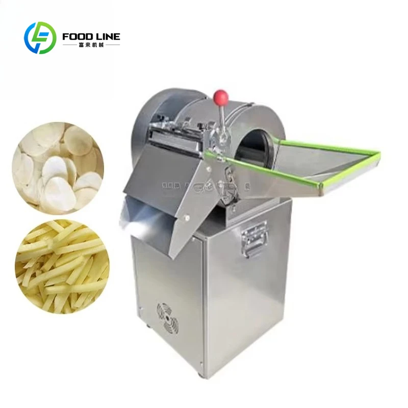 220V Multifunctional Electric Vegetable Cutter For Canteen Restaurant Potato Kimchi Cutting