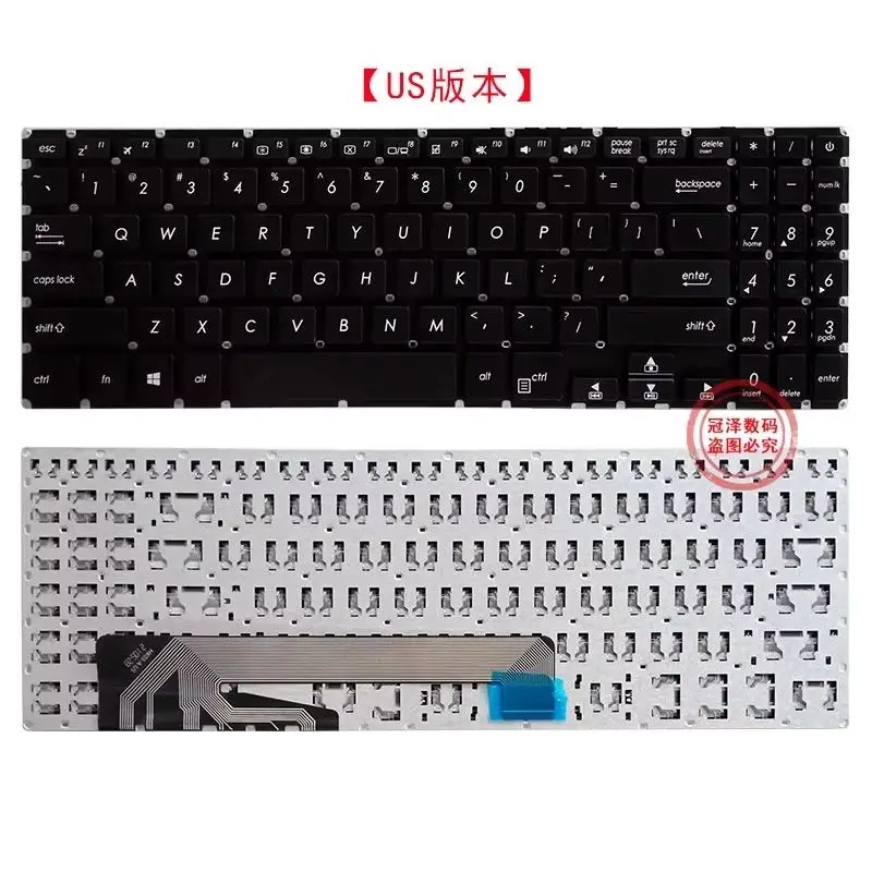 US NEW Laptop Keyboard For ASUS YX560 X560 K560U R560L F560U F560L A560 D560Y A560 D560Y YX560UD X560UD X560M X560MA