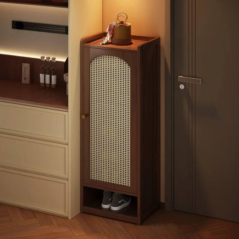 

Entry entrance Multi-layer storage saves space Narrow dust-proof shoe cabinet Modern simple living room corridor storage Househo