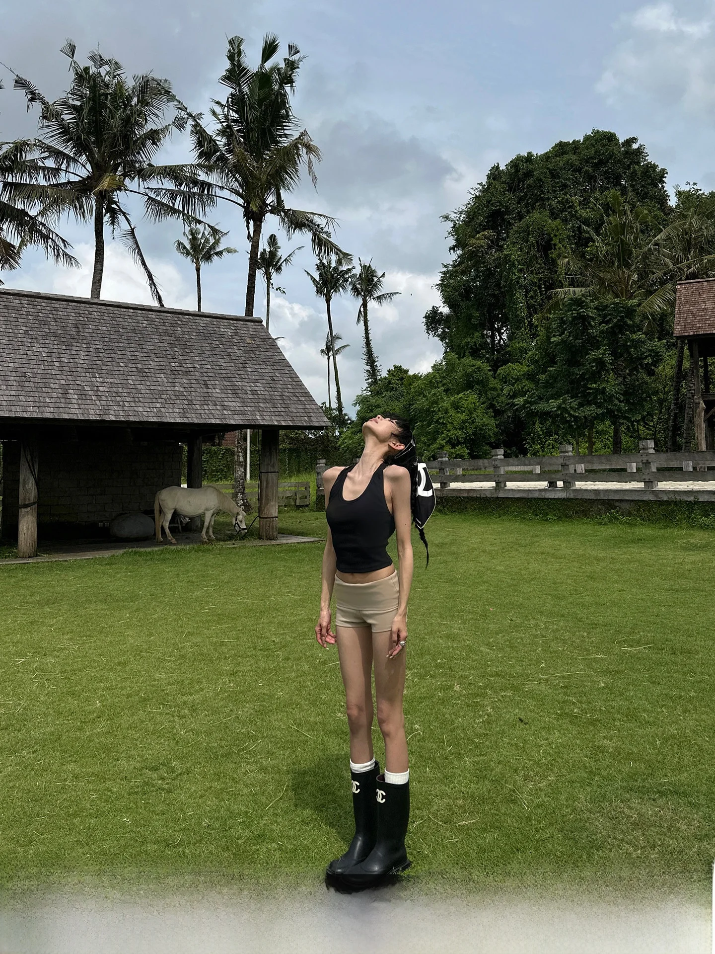 

Женский летний топ Bla Ne с U-образным вырезом и бретельками, из хлопка, высокоэластичный, модный, для повседневной носки