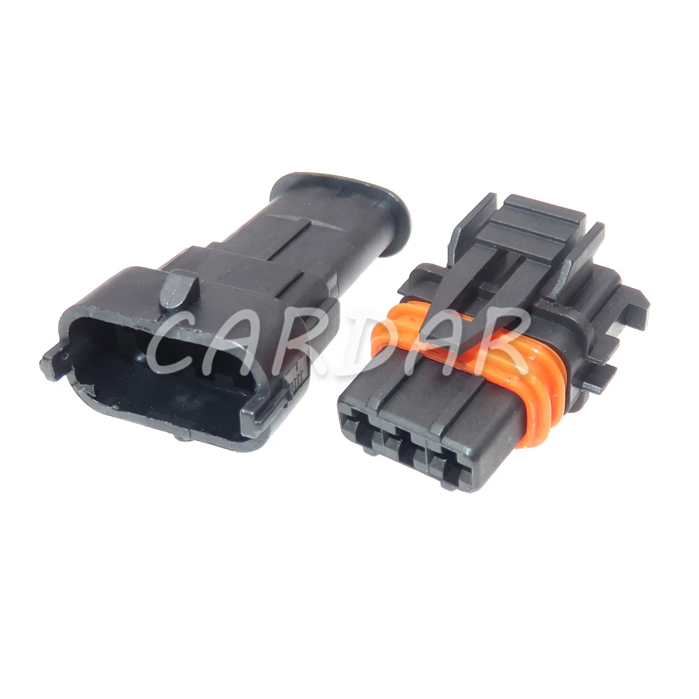 1 Set 3 Pin 368161-1 Car Wiring Terminal Waterproof Socket AC Assembly For Hyundai Idle Motor/Intake Pressure Sensor