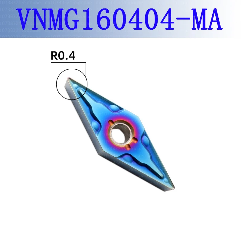 Imagem -05 - Inserções de Carboneto de Aço Endurecido Inoxidável Nano-azul Alta Dureza Corte Cnc Nmg Mgmn Tnmg Tnmg Vnmg Ccmt Dcmt Vcmt
