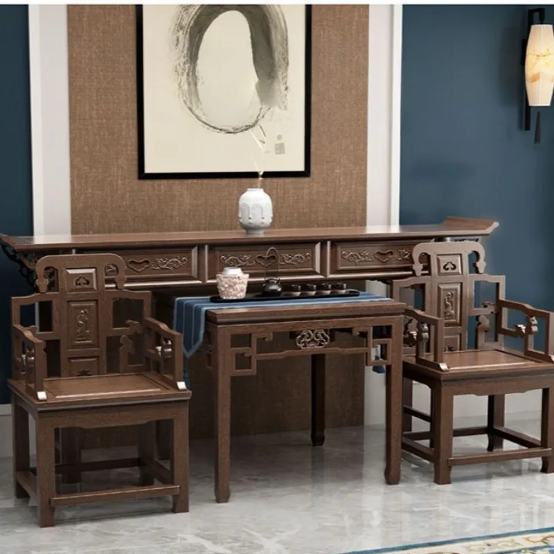 six-piece rural hall house table eight immortals table Ming and Qing Dynasty table new Chinese style