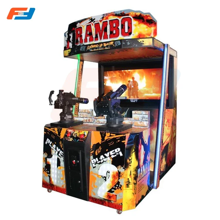 Guangdong Manufacturers Two People Doble Gatling Simulator Shooting Games Shooting Arcade Games Machine