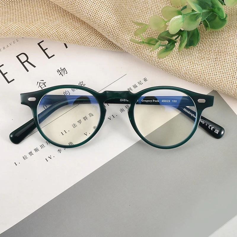 Vintage Optical Glasses Frame OV5186 Eyeglasses Gregory Peck OV 5186 Reading Glasses Women and Men Eyewear Frames