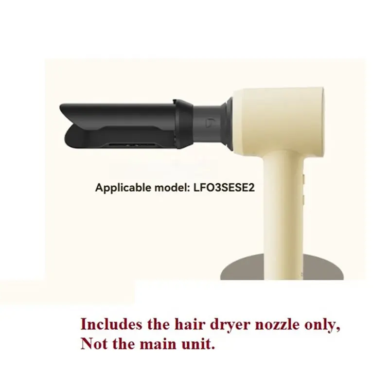 【ELATED】Hair Straightener Attachment Smooth Nozzle For Leifen LF03 SE SE2 Hair Dryer Gentle Airflow To Straight, Sleek, Shiny Ha
