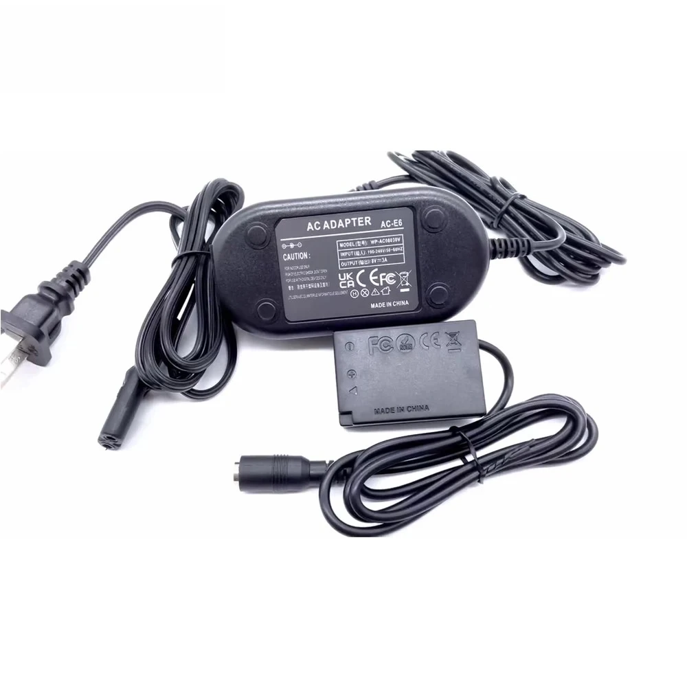 ACK-E18 DR-E18 LP-E17 Camera Adapter Coupler for EL3 850D 800D 760D 750D 77D T6i T6S T7i SL3 SL2 X9i 8V 3A Power Supply