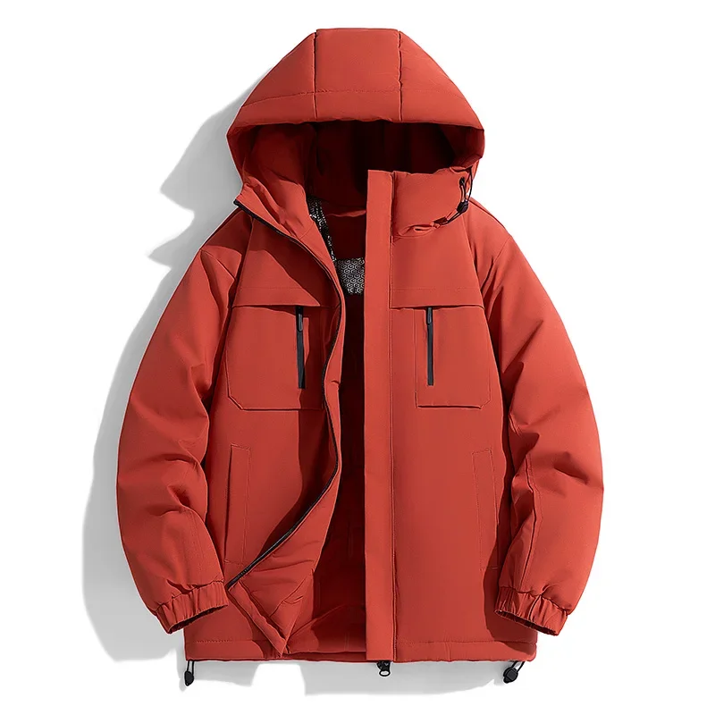 

Mens Winter Hooded Outdoor Brand Windproof Outwear Parkas Male Jacket Waterproof Parkas Long Jacket New Winter Men Warm Coat