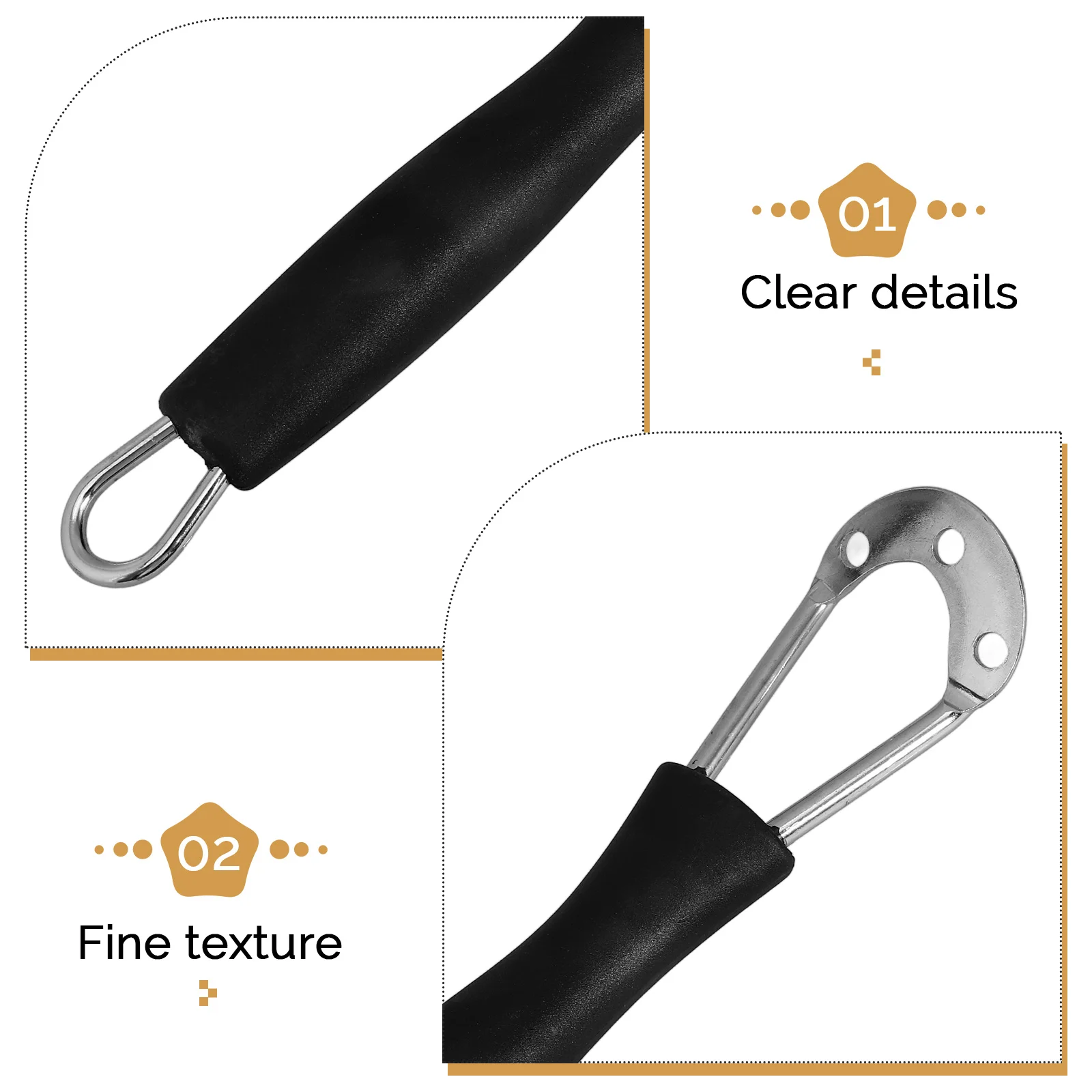 

Universal Pan Replacement Bakelite Sturdy Detachable Anti-Scald Pot Handle For Milk Pans Household Cookware Supplies Nonskid Fry