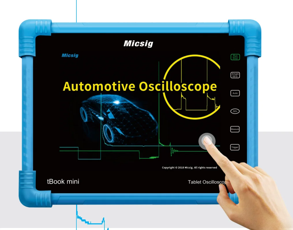 Auto advanced Handle Digital Automotive Tablet Oscilloscope diagnostic tools