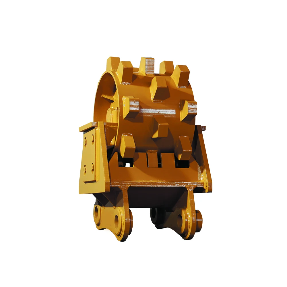 Factory supply cheap price excavator attachment compact effectively compaction wheel for narrow