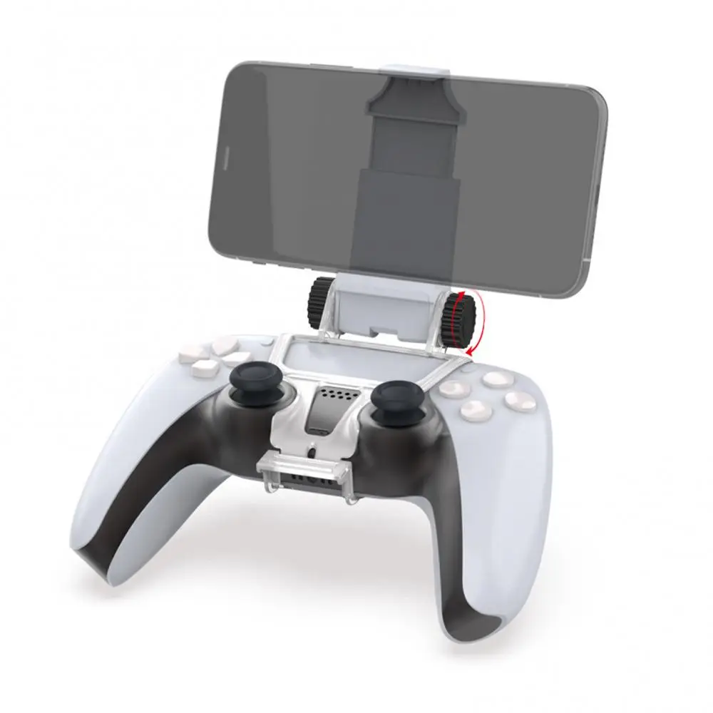 Retractable Phone Holder Wireless Gamepad Handle Bracket Mobile Phone Handle Clip For PS5  Adjustable Handle Bracket
