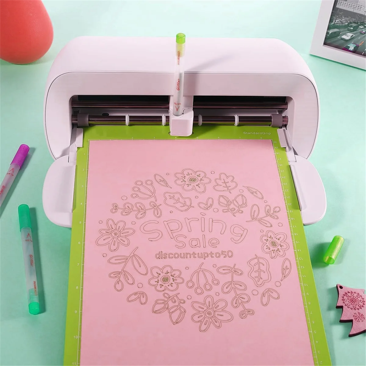 Polymères de coupe pour Cricut Joy Xtra, prise standard, prise légère, tapis de bain adhésifs, variété de remplacement, 3 paquets