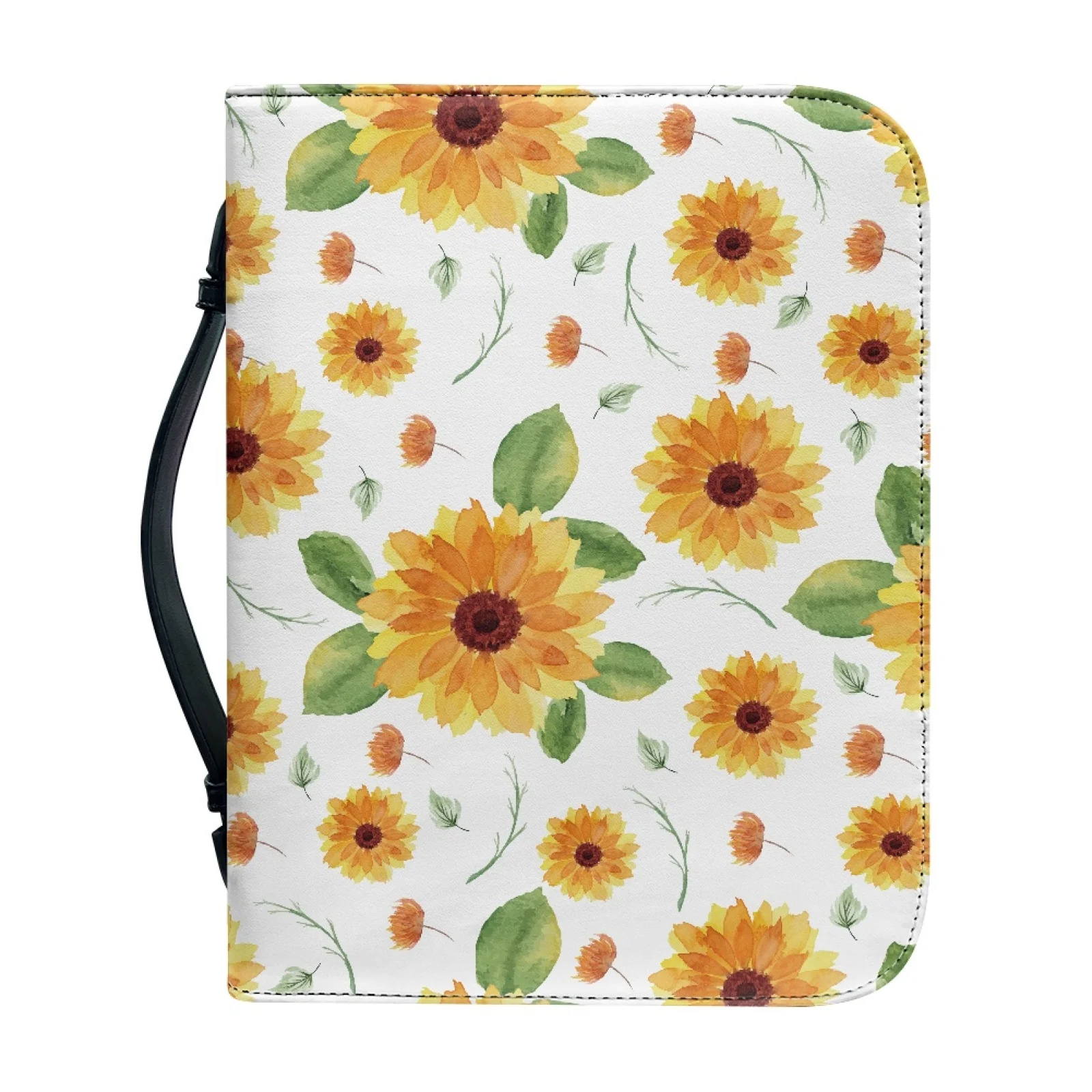 XIXIRIMIDO Sunflower 2026 Collection Practical Bible Covers for Church PU Leather Bible Protector