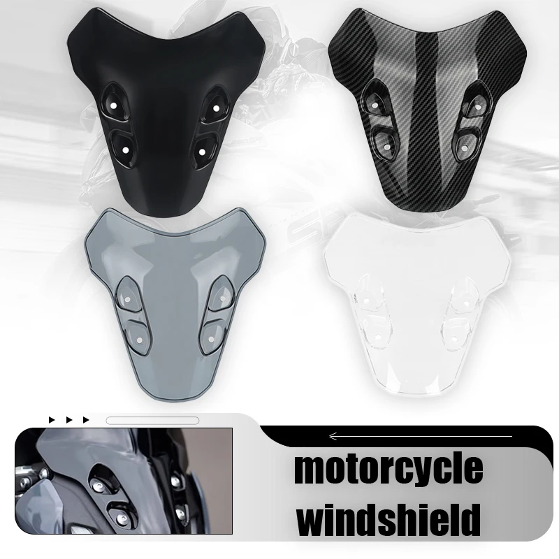 For YAMAHA MT-07 MT07 MT 07 2021 2022 2023 2024 2025 Motorcycle Windshield Windscreen Windproof Wind Screen Deflector