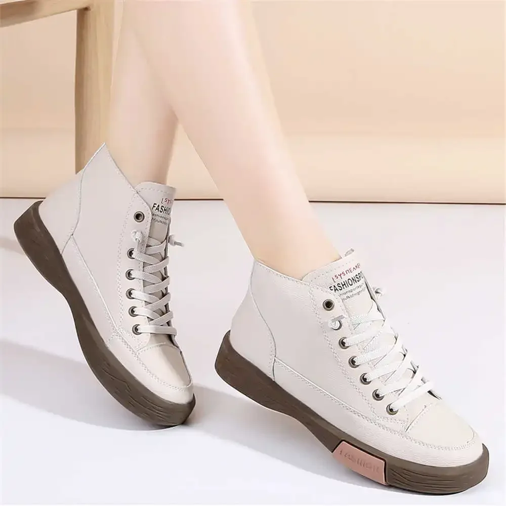 Without Heel Laced Walking Boot Comfortable Women\'s Boots Shoes Boots Women Sneakers Sport Suppliers Retro Price Collection