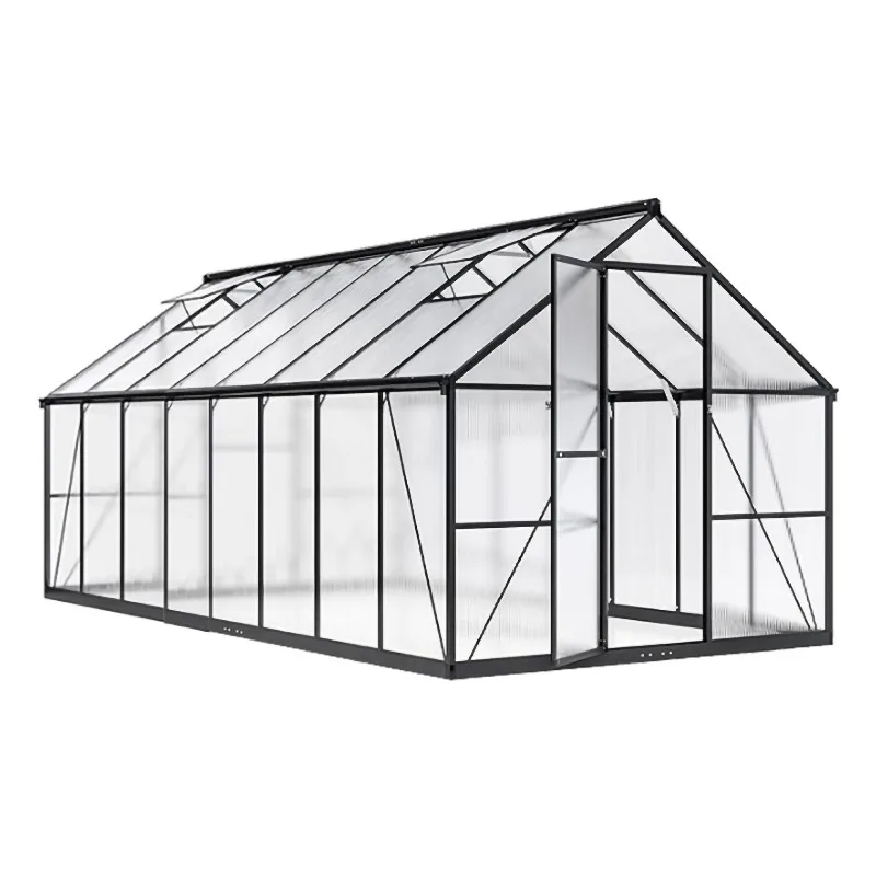 greenhouse, courtyard, flower house, PC panel, detachable sunroom, outdoor office aluminum composite heating room