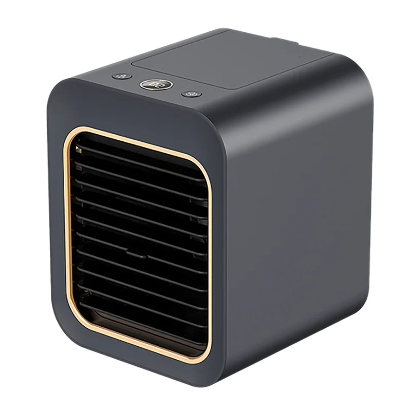 

Air Cooler Quiet Three-Stage Wind Speed Adjustable Humidification Cooling Fan for Desktop or Room,Black Battery