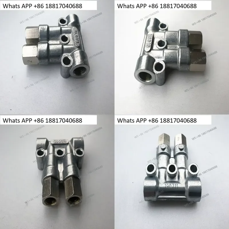 1PC for Haitian plastic machine parts two-way damping lubrication distributor H8616 lubricating oil row original parts