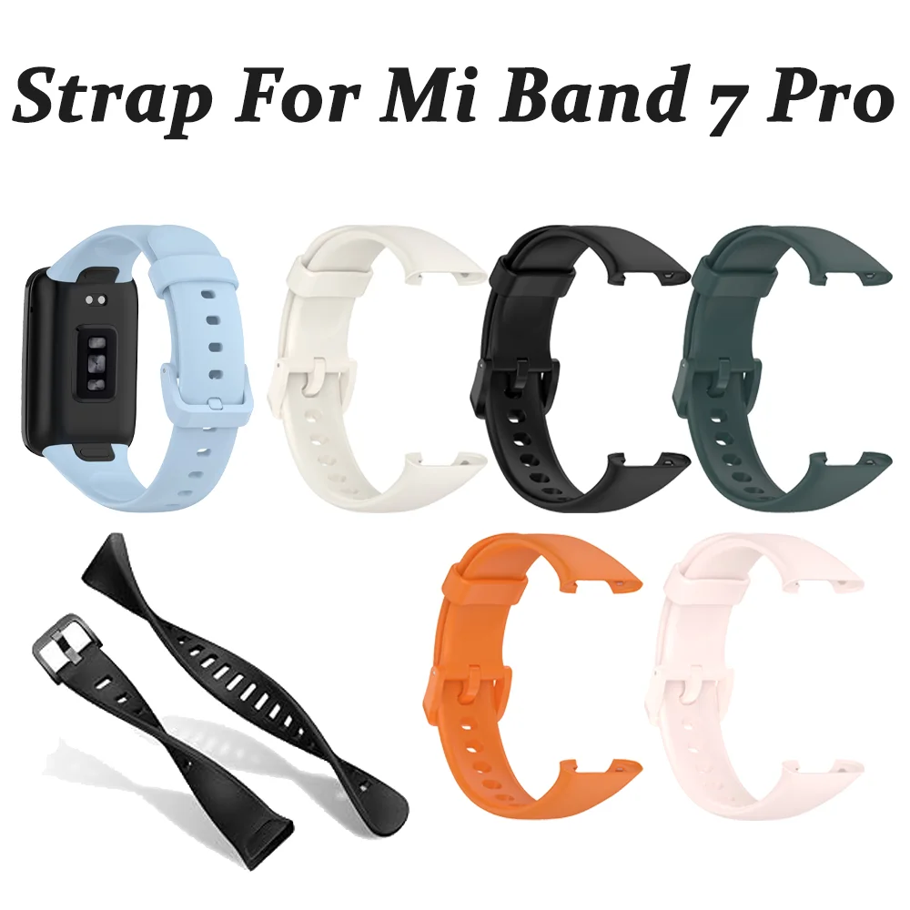 Watchband for Xiaomi Mi Band 7 Pro Wristband Adjustable & Colorful Silicone Strap For MiBand 7pro Smartwatch  Accessories