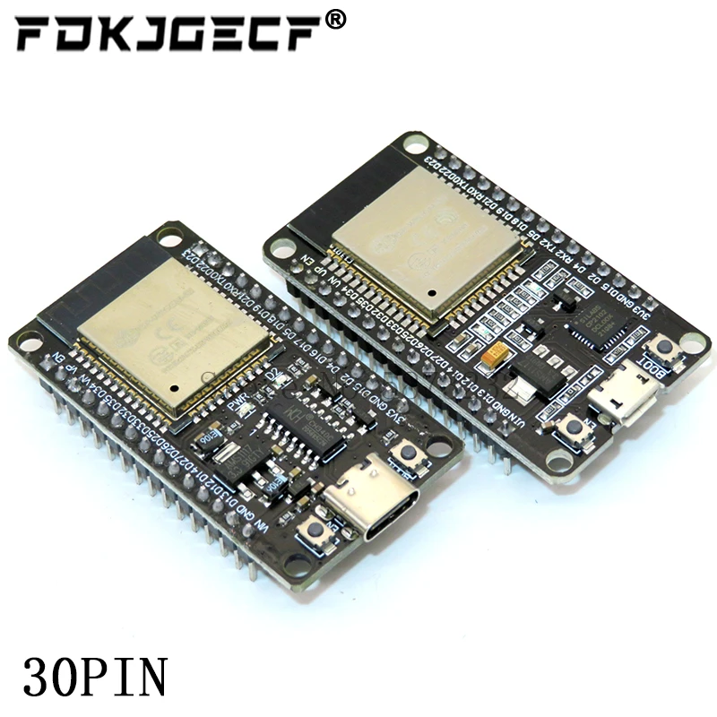 ESP-32S ESP-WROOM-32 ESP32 Development Board 30P/38P Bluetooth and WIFI Dual Core CPU with Low Power Consumption MCU ESP-32