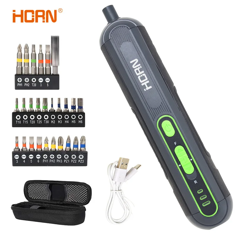 Smart Electric Screwdriver 3.6V Mini Cordless Electric Screwdrivers USB Rechargeable Screwdriver Set Power Drill Home Tools