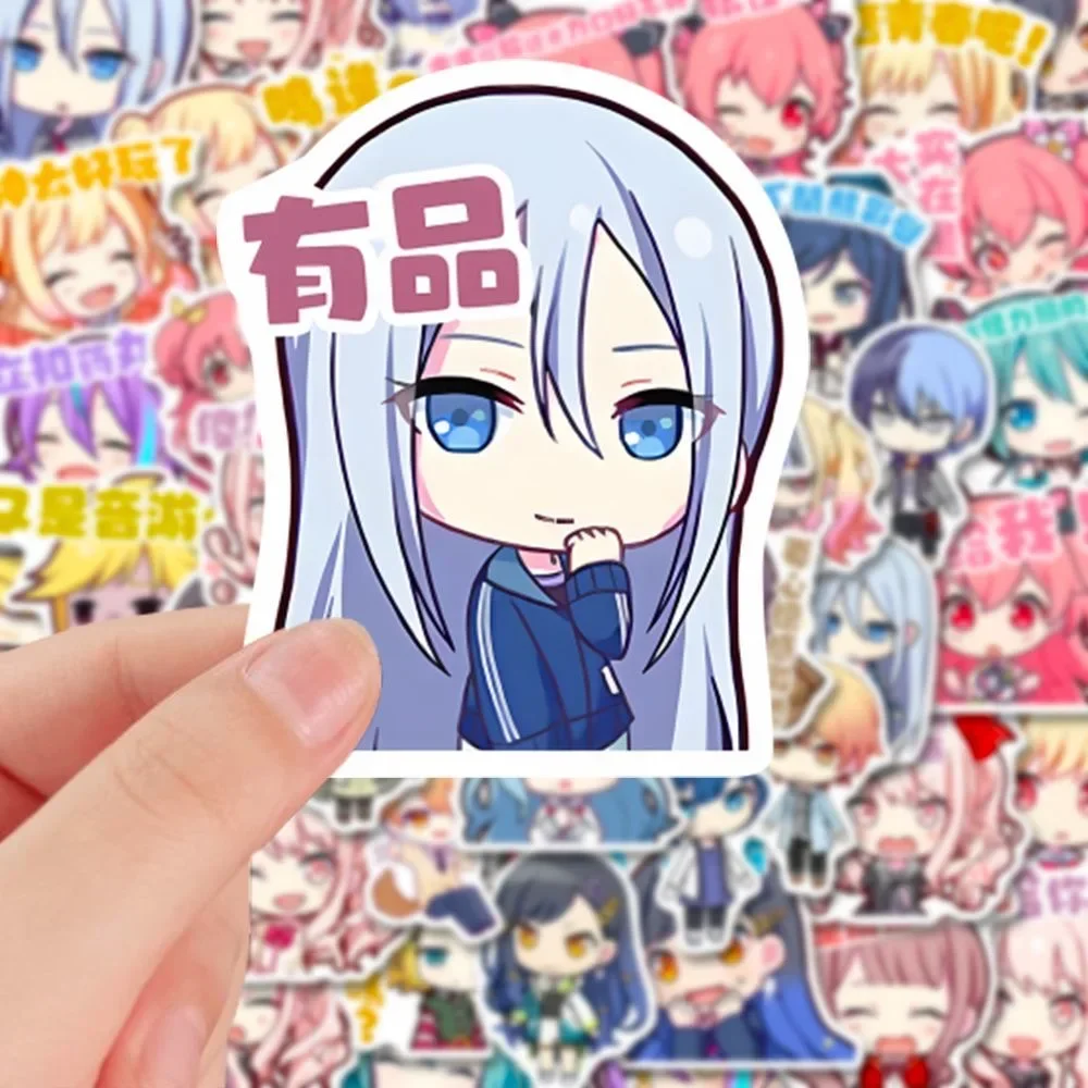 144 наклейки Q-edition World Project с героями мультфильмов, милые два юаня, милый чехол для телефона для девочек, наклейки для ручного аккаунта «сделай сам»