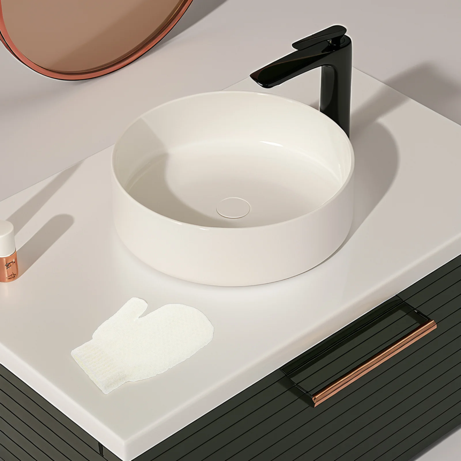 قفازات التقشير التنظيف العميق منظف الجسم للبشرة الناعمة سبا قفاز الرجال النساء قابل للغسل دش الاستحمام قفازات رغوة #3