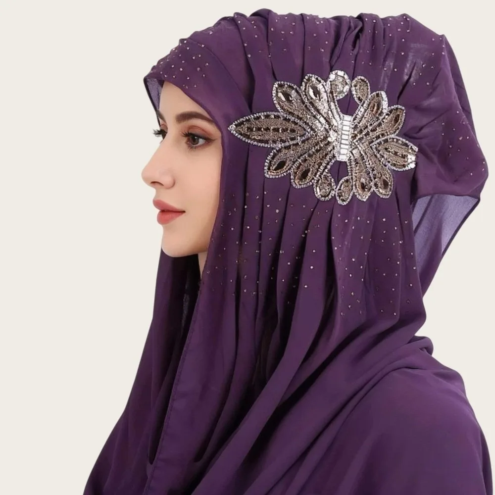 hijab-de-chiffon-macio-e-brilhante-luxo-leve-cor-solida-lenco-de-cabeca-turbante-com-decoracao-de-flor-de-strass-lenco-longo-respiravel-para-festivais