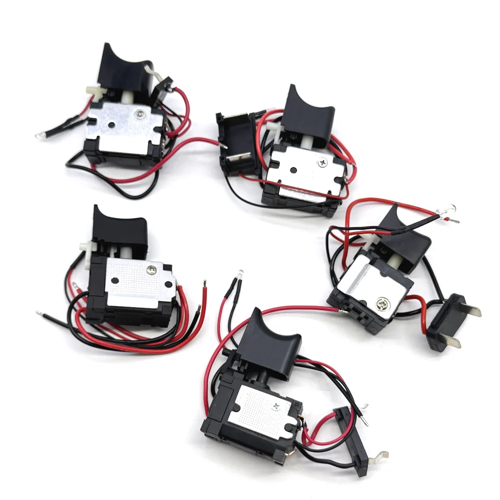 

DC 7.2-24V Multiple options Electric Drill Dustproof Speed Control Push Button Trigger Switch Cordless Drill Trigger Tool Parts