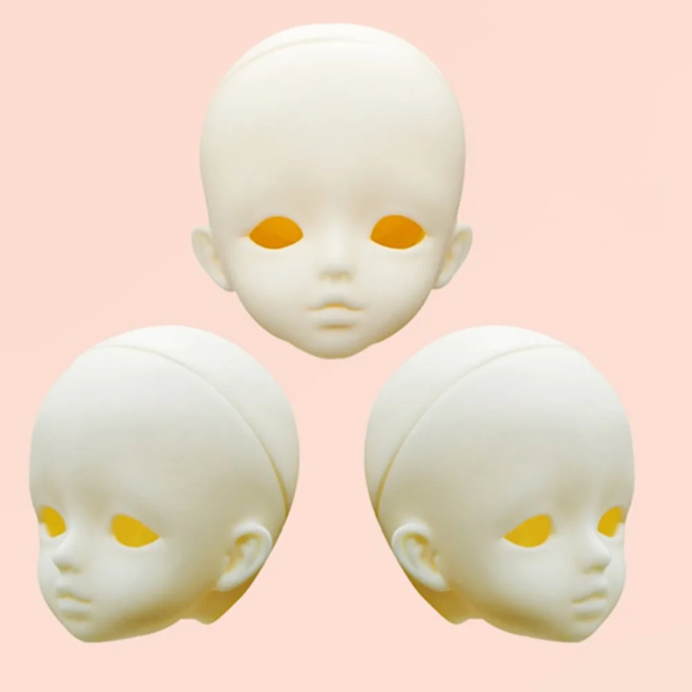 

Cute Creative Without Makeup 1/6 Bjd Body Multi Joints Dress Up Doll's Head Movable White/Pink/Tan Dolls Body Girls Toy