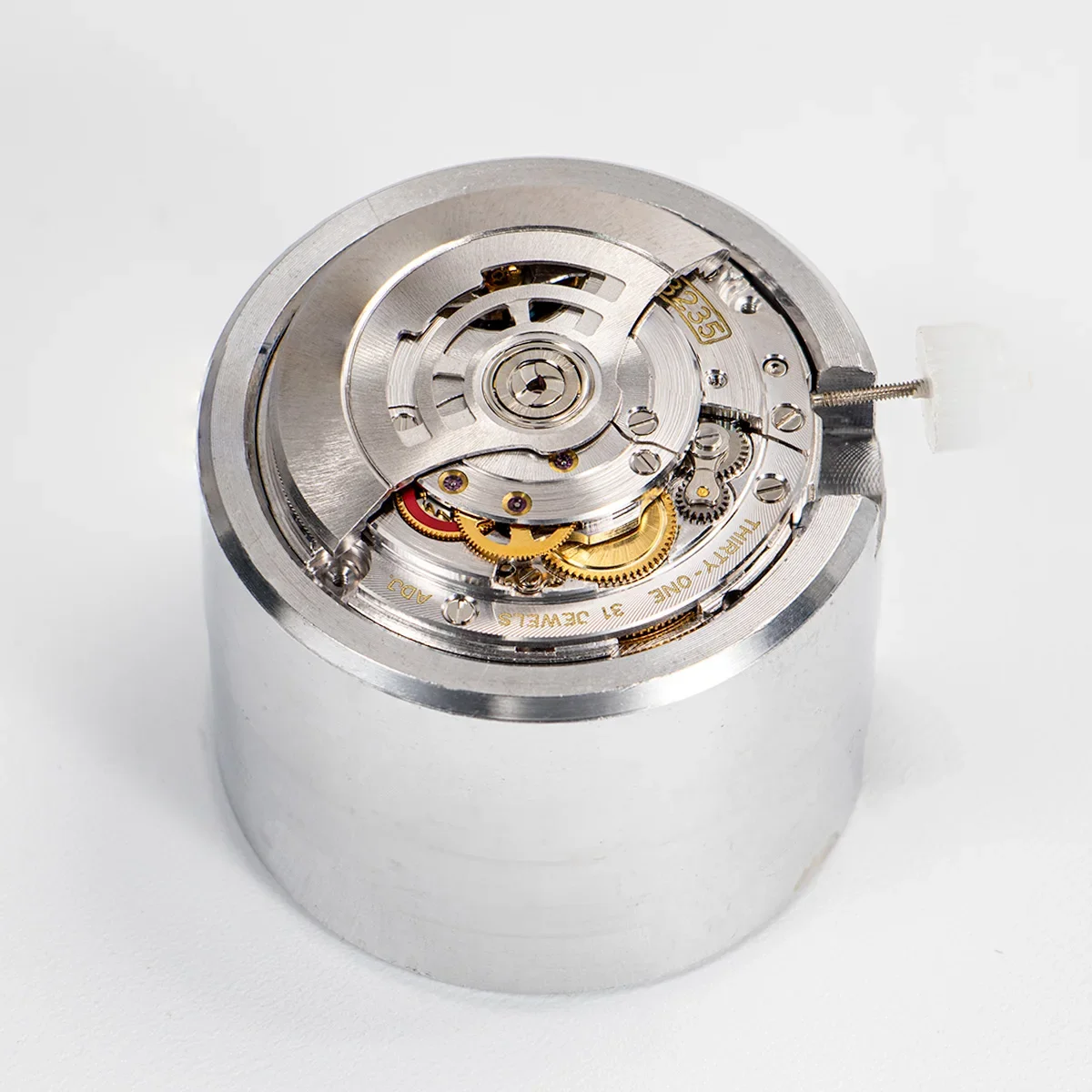 2026 Hot 3235 Mechanical Movement Engraved Automatic Mechanical Movement VR3235 Blue Balance Wheel SUB/DJ Movement