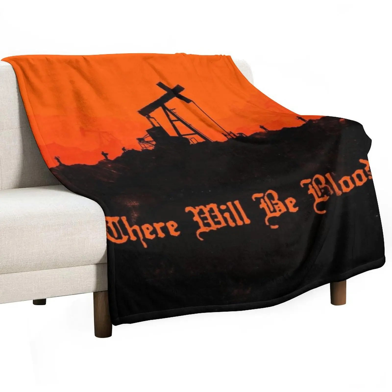 

There Will Be Blood Throw Blanket Cute Plaid cosplay anime Luxury Designer Hairys Blankets