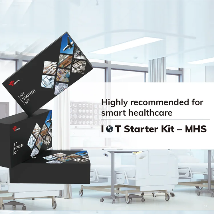 ระบบเตือนภัย IoT สำหรับผู้สูงอายุ ปุ่มขอความช่วยเหลือฉุกเฉิน อุปกรณ์สวมใส่ IoT ชุดเริ่มต้นทางการแพทย์อัจฉริยะ พร้อมเกตเวย์ Ble