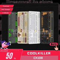 Coolkiller Ck108 Magnetic Switch Mechanical Keyboard 3mode Bluetooth Wireless Keyboards Custom Hot-Swap Esport Gaming Keyboards