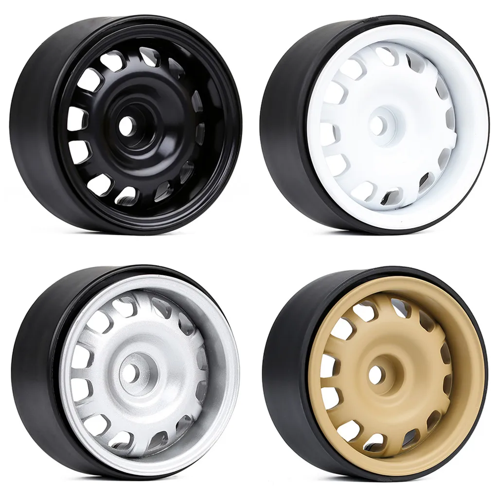 

4PCS 1.9" Beadlock Wheel Rims for 1/10 RC Crawler Car Axial SCX10 II 90046 Traxxas TRX-4 RedCat Gen8