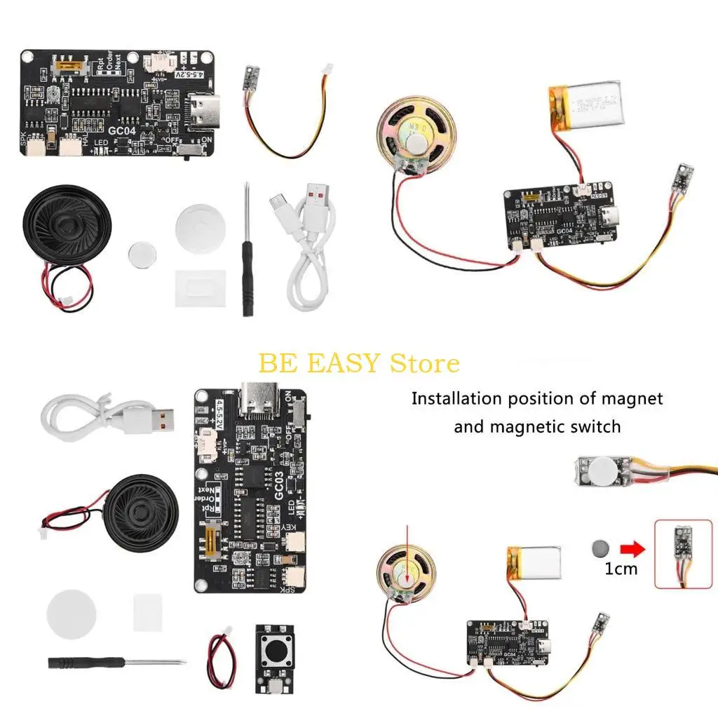 E28F Birthday Recordable Sound Module for Greeting Card 8MB Memory Creative Gift Tool