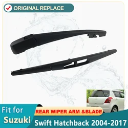 Rear Windshield Windscreen Washer Wiper Arm Blade Set For Suzuki Swift Hatchback 2004-2017 Car Accessories Accsesories