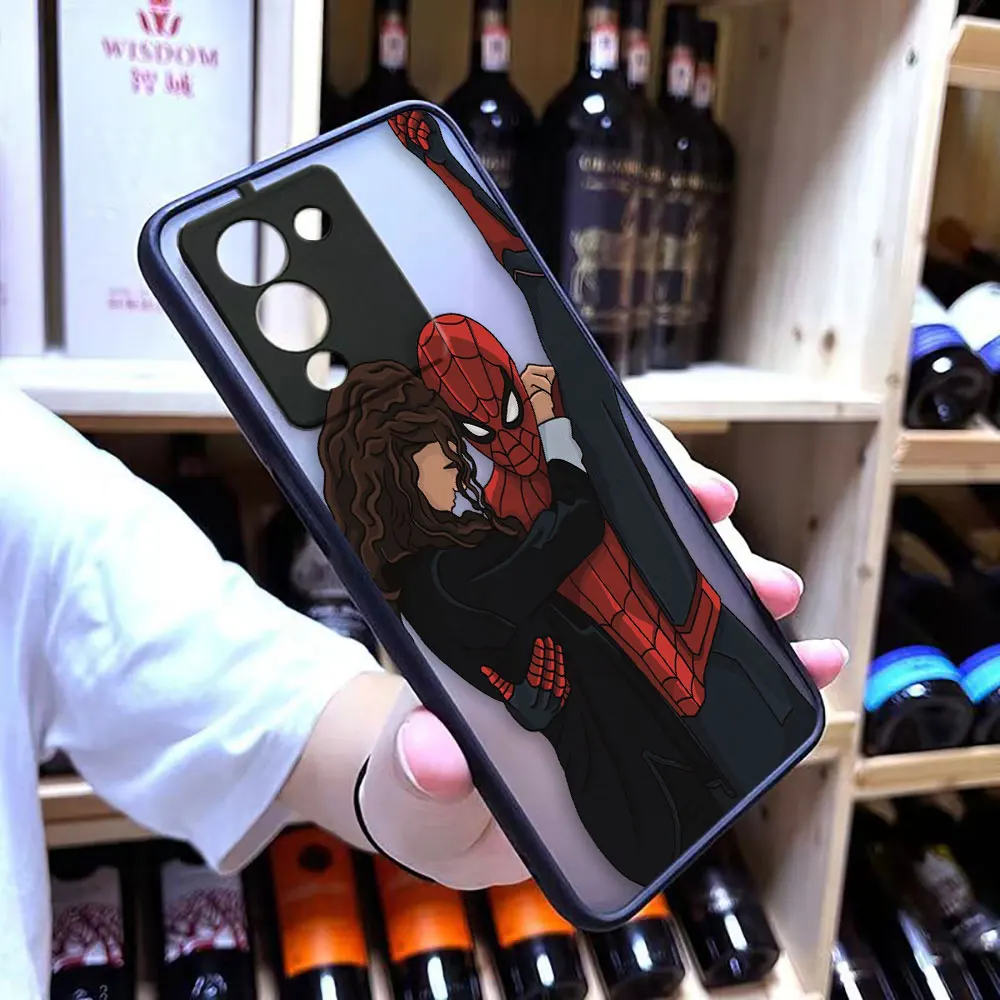 Matte Case for infinix NOTE 12 G96 11 10 8I 8 7 SMART 4 SPARK 8 5 6 PRO S5 Case Funda Coque Shell Marvel Avengers Heros Faceless