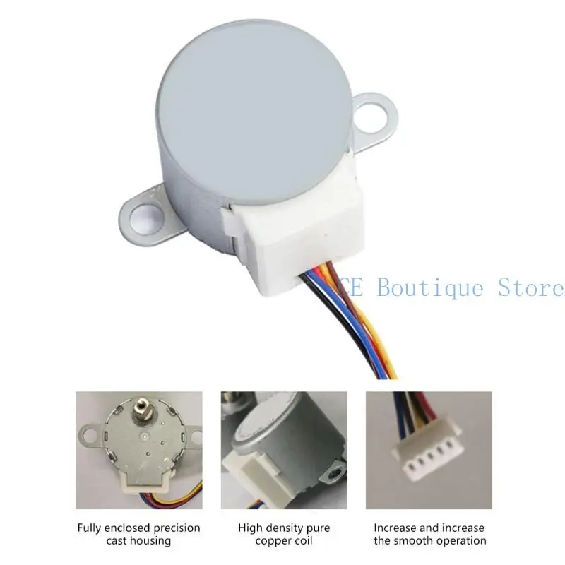 652F Motor 24byJ48-394B 5V/12V Сметный шаговый двигатель 4-фазовой 5-проводной камеры.