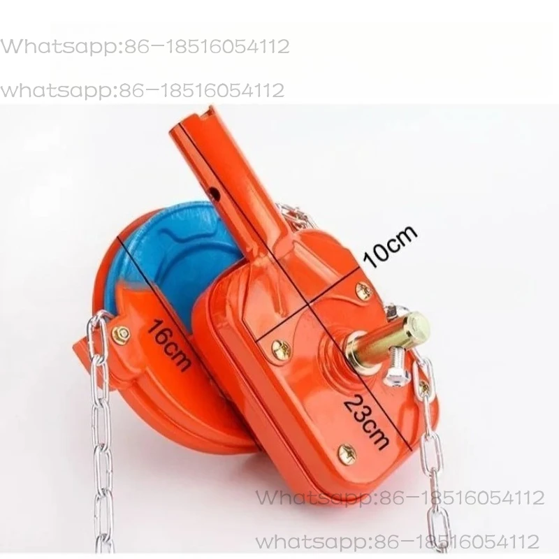 Roll film machine vegetable greenhouse manual rolling shutter machine side roll air blower hand cranked breeding farm greenhouse