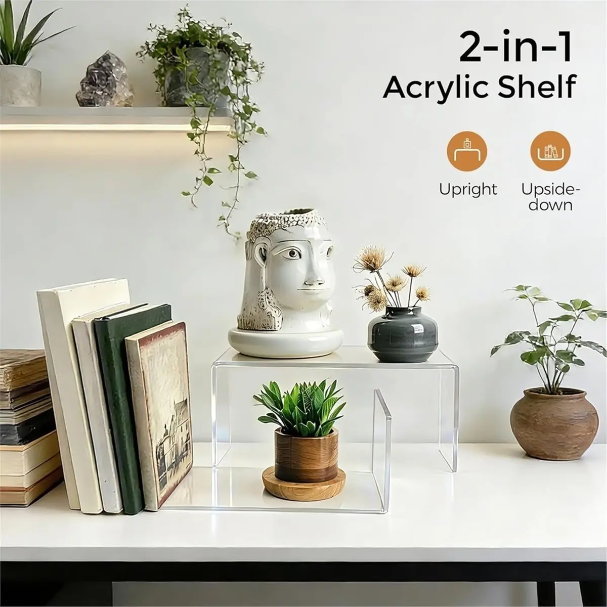 A1665K Large Acrylic Risers 4 Pack - 12.4