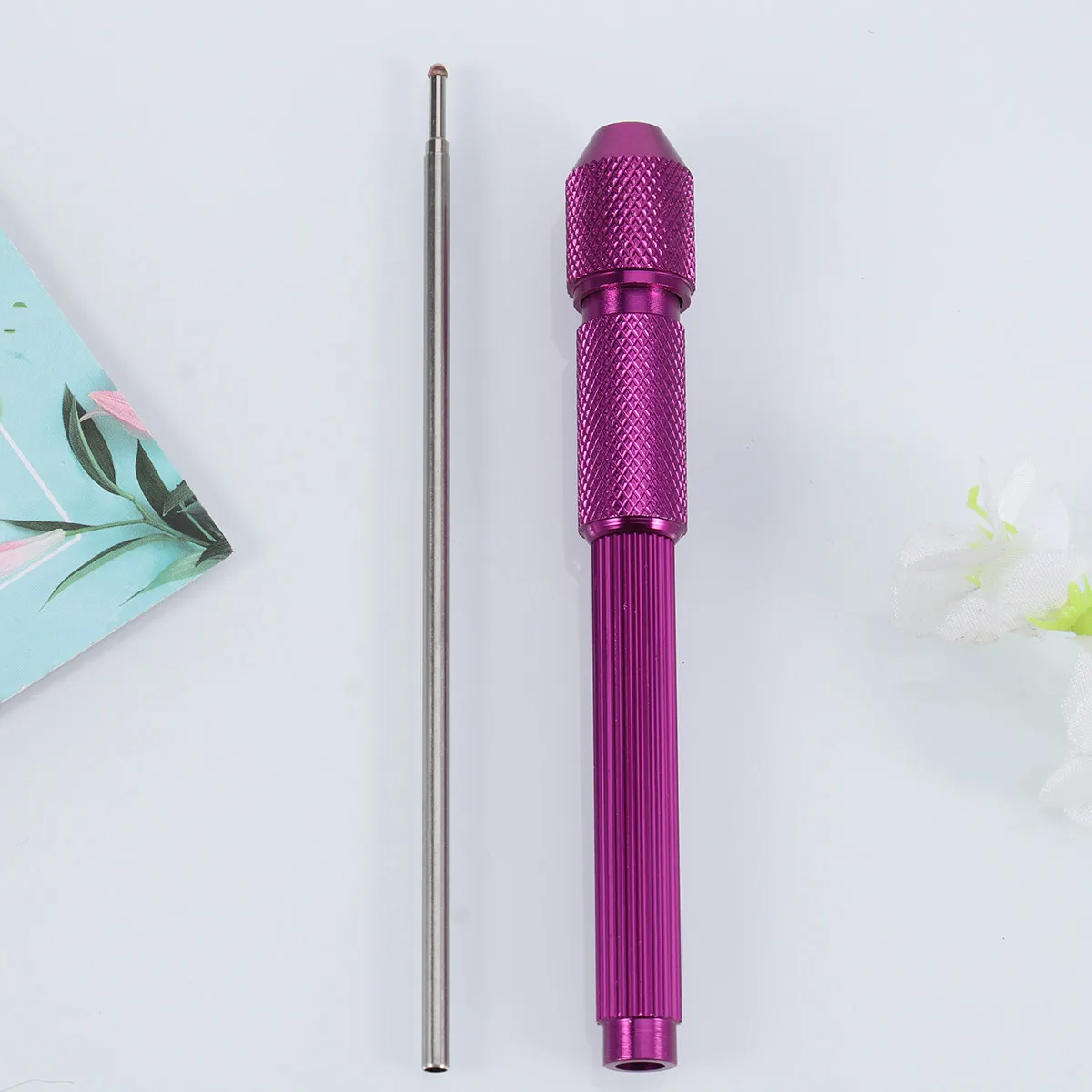 20Pcs Tattoo Skin Marker Pen Cores for Microblading Doodler Fine Tip Non-Toxic Safe High Quality Purple Refills