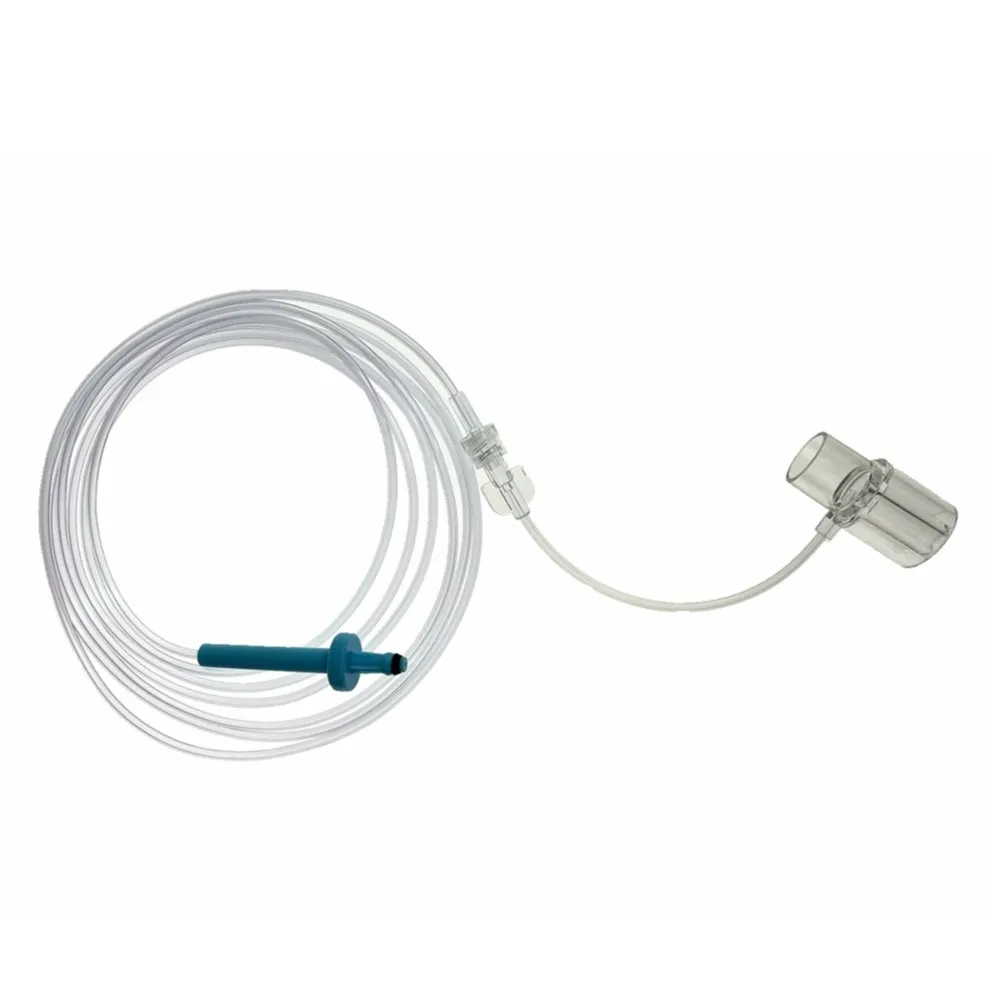 Co2 Sampling Tube,Disposable Medical Gas Sampling Tube With Luer Male Connector EtCO2 Sampling Line  For Massimo