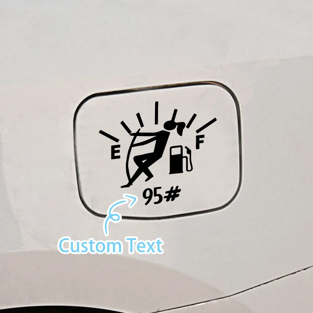 1pc Car Body Fuel cap Custom Name Car Stickers Auto Sticker Truck Suvs Motorcycle Car Styling Vinyl Decals