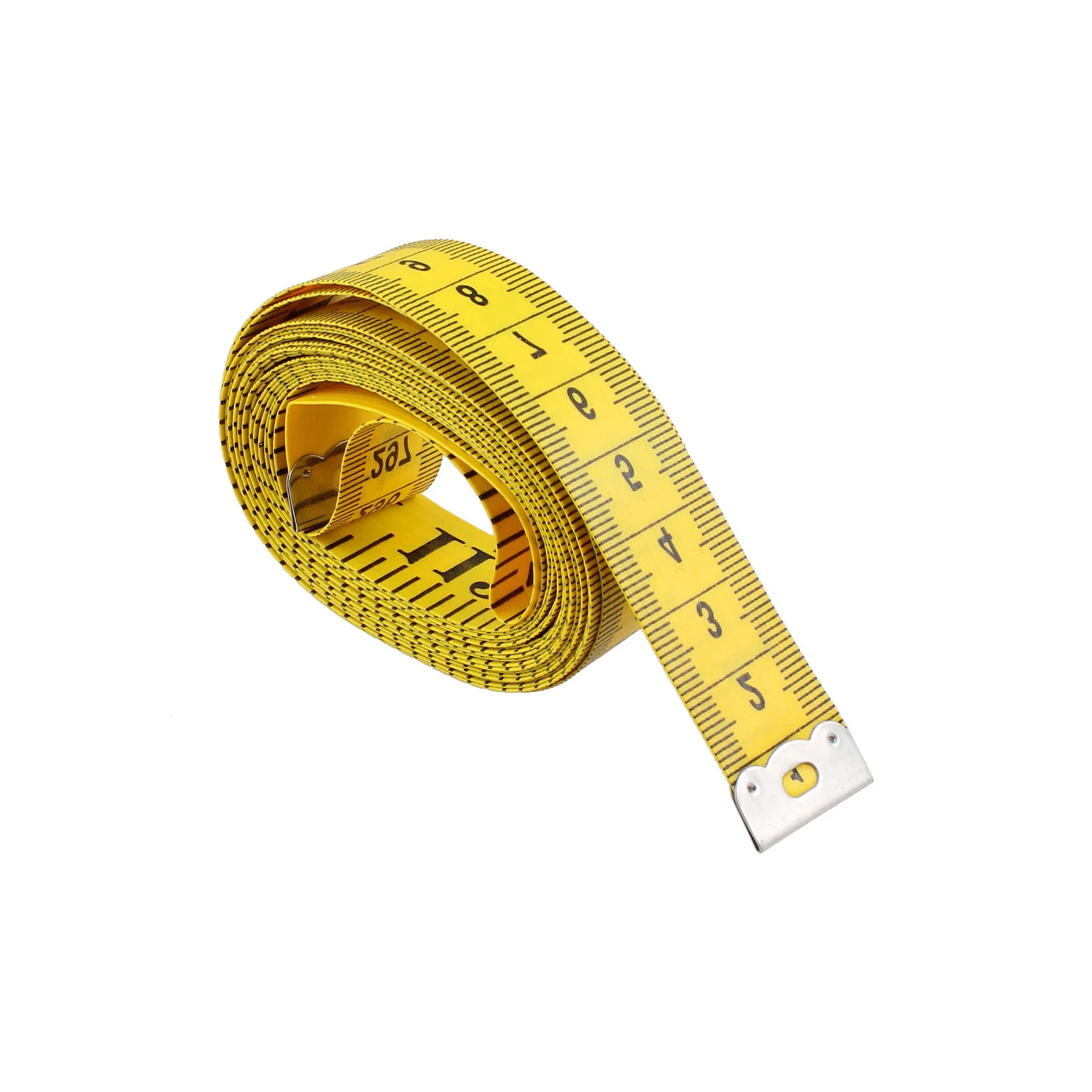 Tailor Craft Flexible Ruler Tape Measure Yellow 300cm/120"