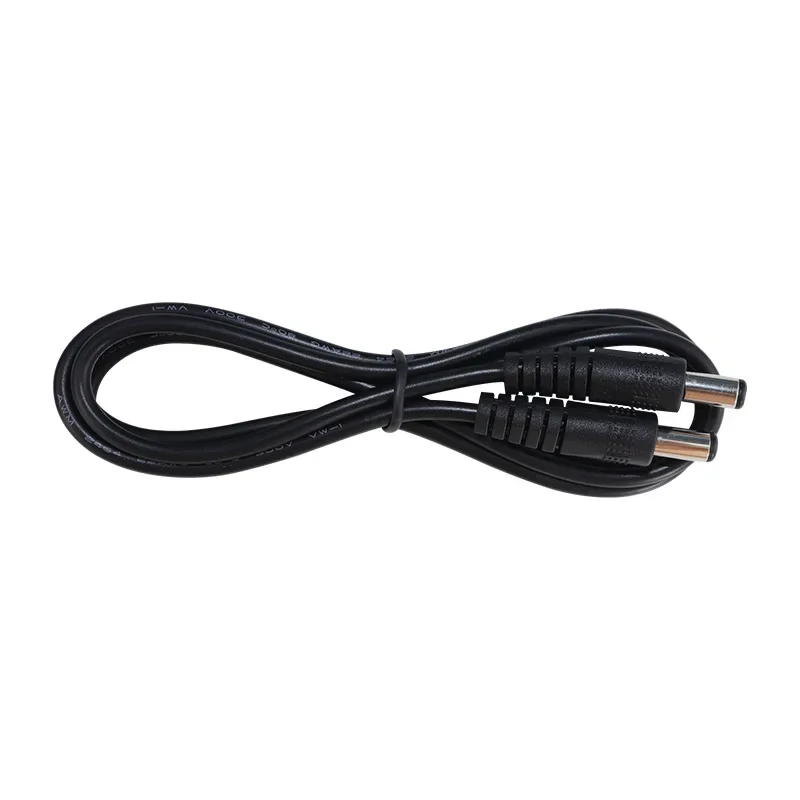 22AWG DC Power Plug 5.5 X 2.1mm Male To 5.5 X 2.1mm Male CCTV Adapter Connector Cable 0.25M 0.5M 1M 2M