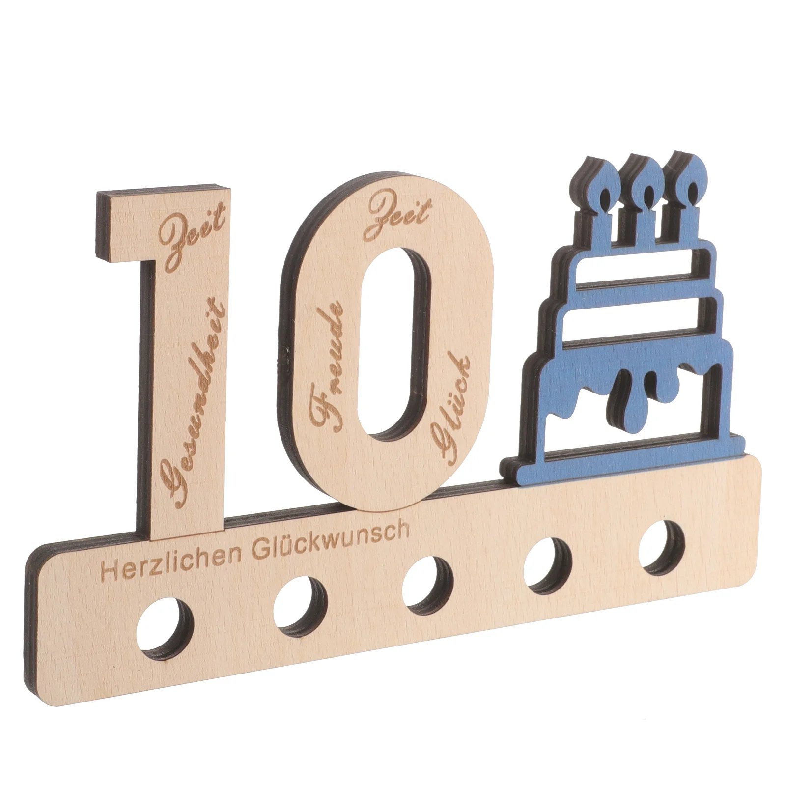 Guestbook Wooden Birthday Card Number Stand Creative Gift Sign Happy Baby Shower Party