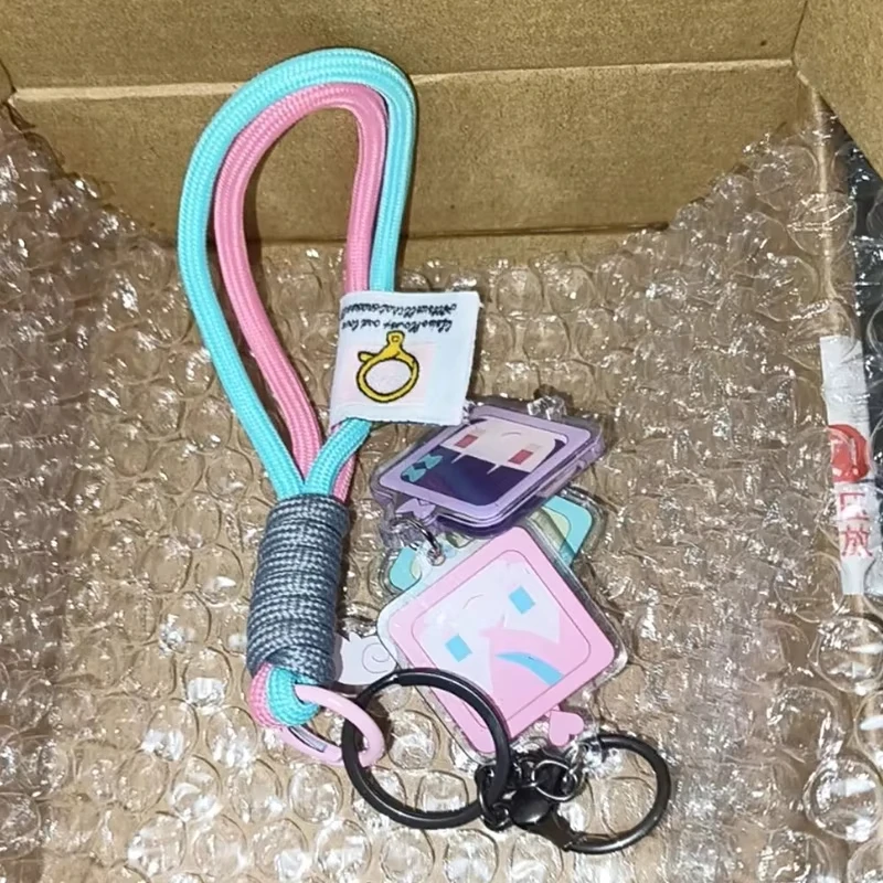 Game Zenless Zone Zero Angels of Delusion Sunna Aria Nangong Uha Cosplay Keychain Phone Lanyard Acrylic Pendant Accessory